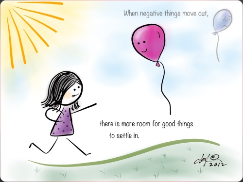 Moving out the Negative